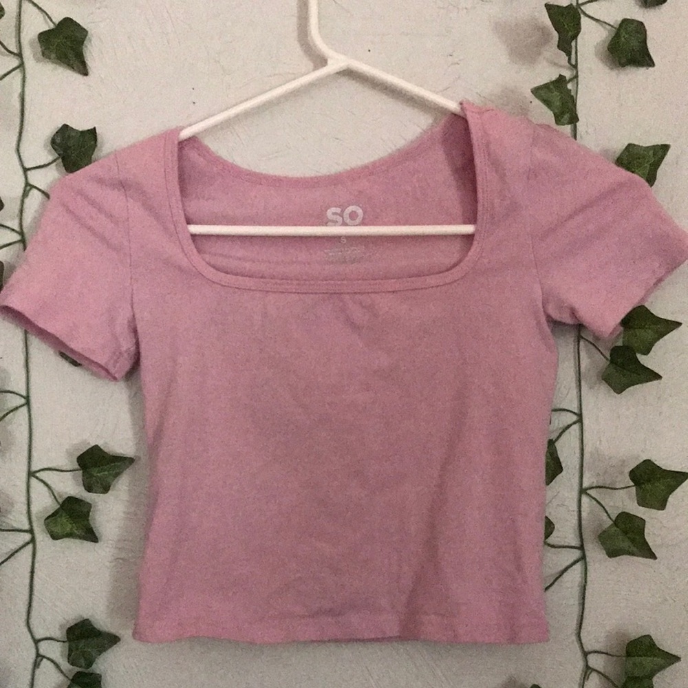 SO Women's Pink Crop Top